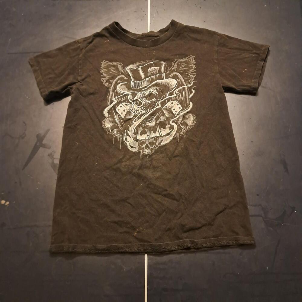 Rebellious One Men's Black and Brown T-shirt